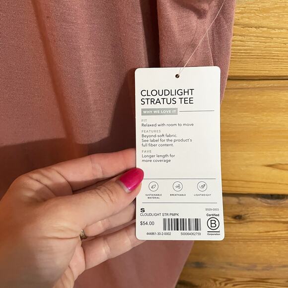NWT Athleta Cloudlight Stratus Tee Size Small - Picture 3 of 5